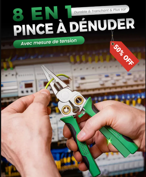 Pince Électrique 8-en-1 Professionnelle