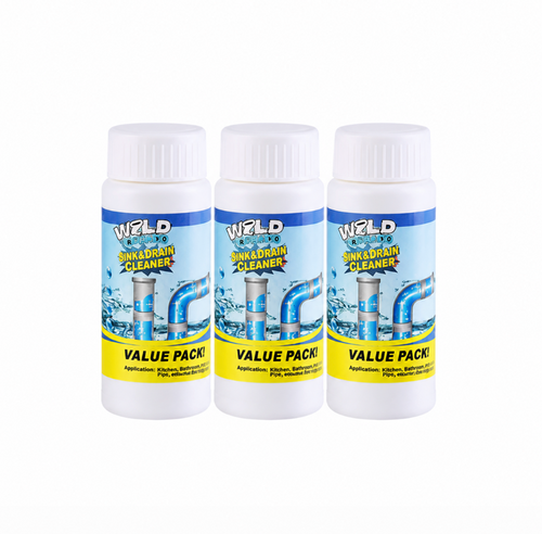 Nettoyant puissant pour éviers et canalisations – Pack de 3