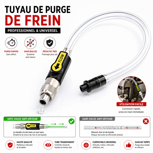 Tuyau de purge de frein